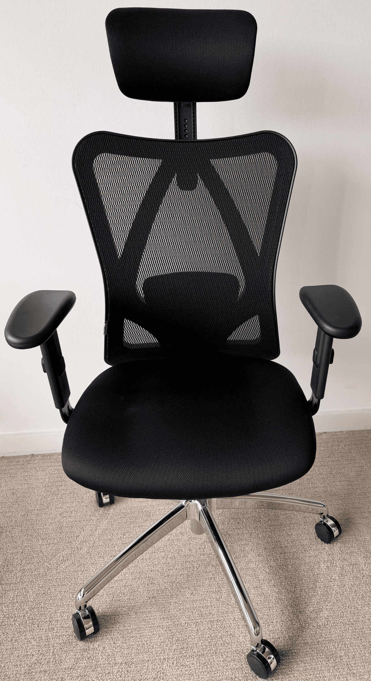 Ergonomic Office Chair, Mesh Back Desk Chair with Headrest